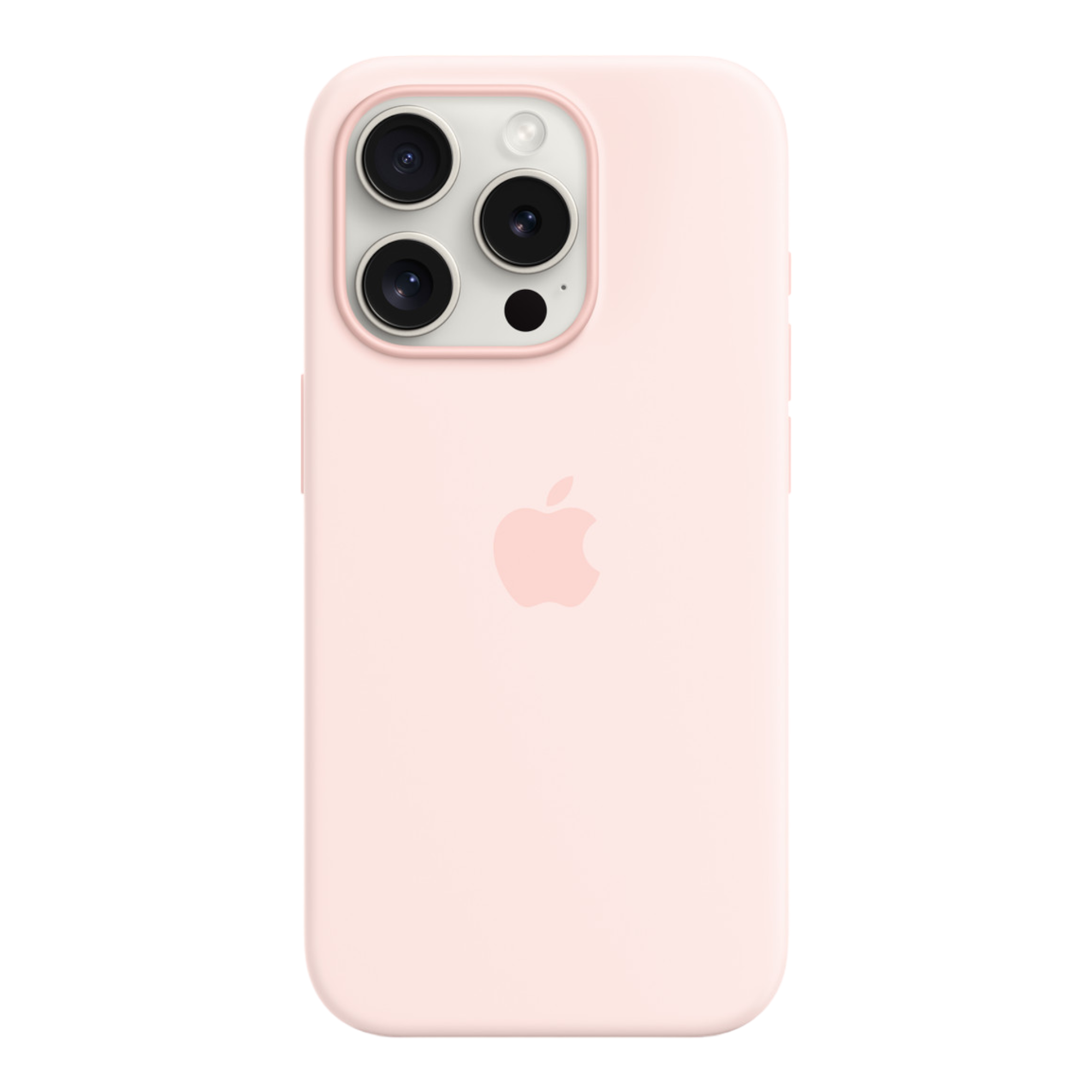 iPhone 15 Pro Silicone Case with MagSafe - Light Pink - alAsil